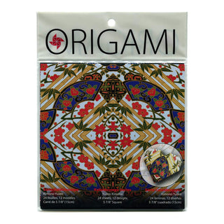 Yasutomo Origami Paper Kaleidoscope Yuzen Kimono Pattern (4527)