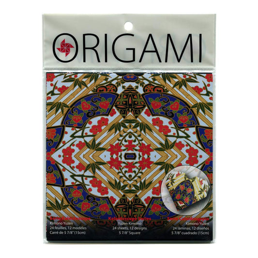 Yasutomo Origami Paper Kaleidoscope Yuzen Kimono Pattern (4527)