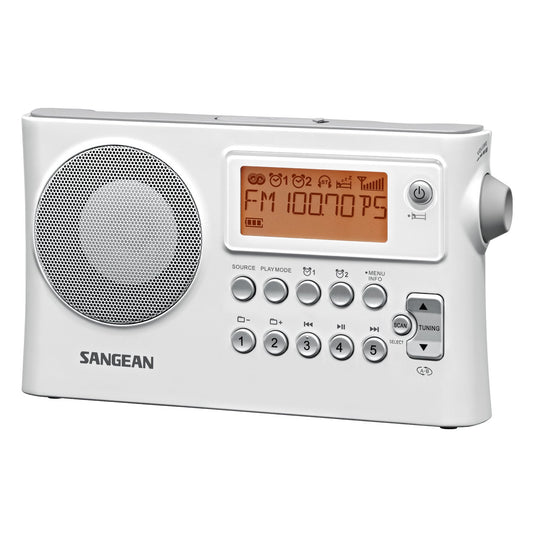 Sangean PR-D14 AM / FM-RDS Portable Radio with USB MP3 / WMA Playback