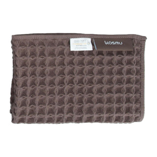 KOSMU Towel, 16" x 16", Dark Cocoa