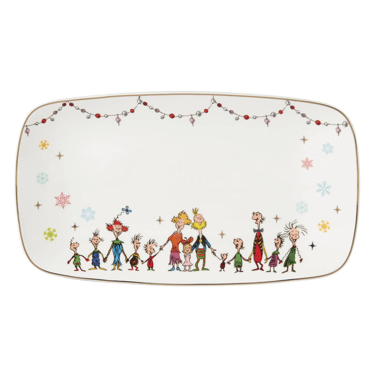 Lenox Dishware Plate, 13.75" x 7.75" x 1", Ivory