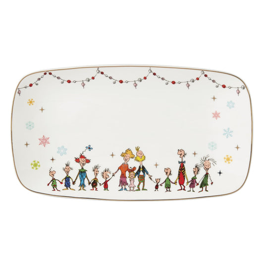 Lenox Dishware Plate, 13.75" x 7.75" x 1", Ivory