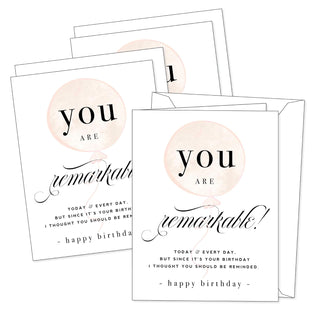 SHADE TREE GREETINGS Greeting Card, You Are Remarkable