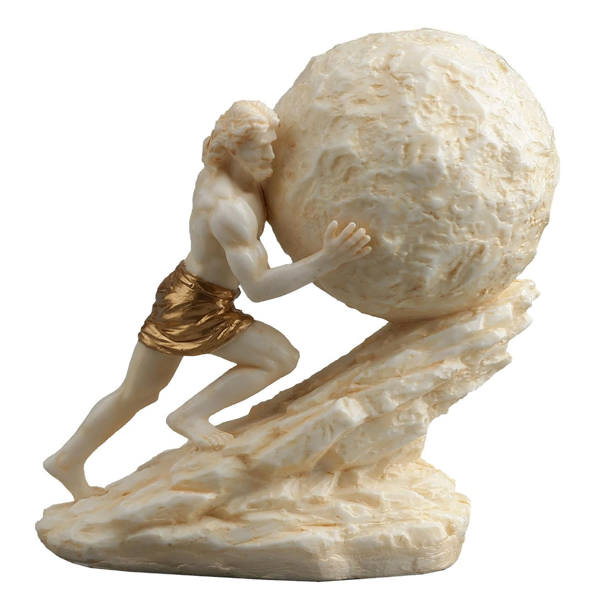 Veronese Design Figurine, Small, White Gold