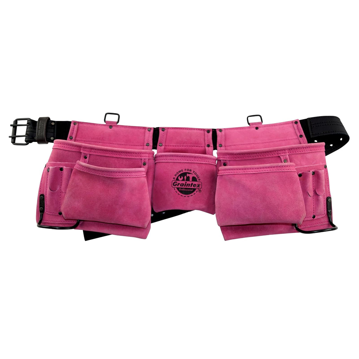 Graintex Tool Belt, Fits waist size 28" to 50", Pink
