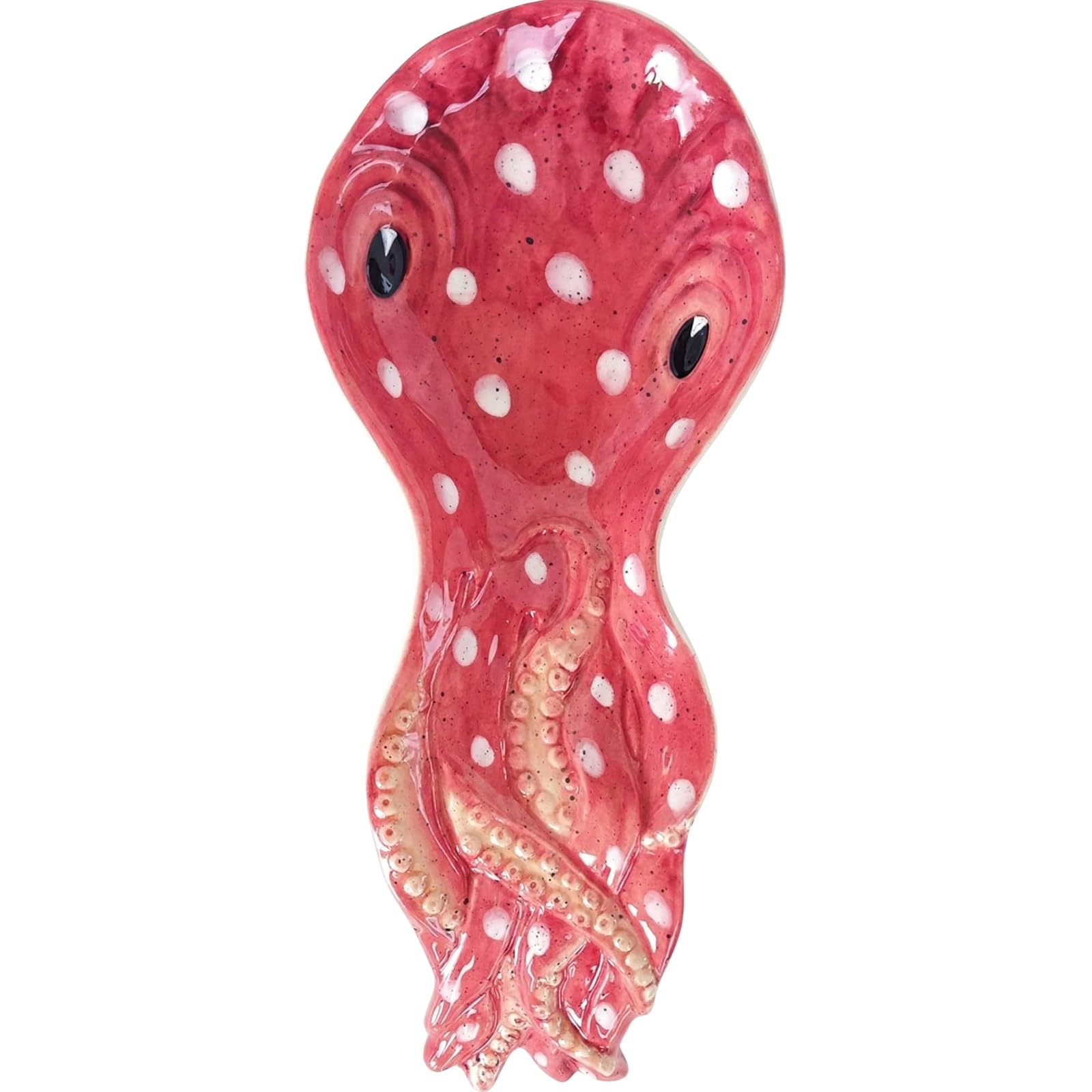 Blue Sky Clayworks Clayworks Octopus Spoon Rest, Multicolor
