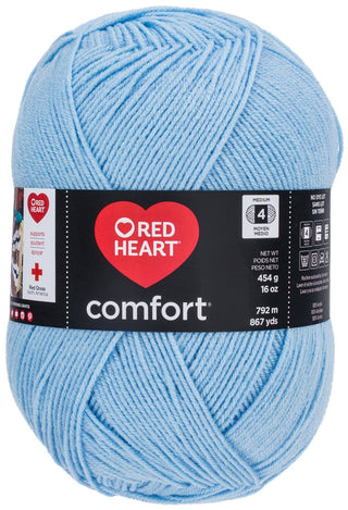 Red Heart Yarn, 454 g/16 oz, 792 meters/867 yards, Baby Blue
