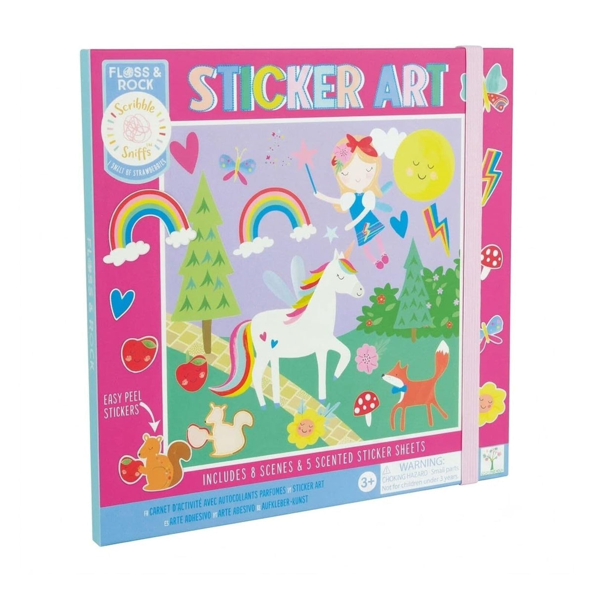 Floss & Rock Sticker Decal, Rainbow