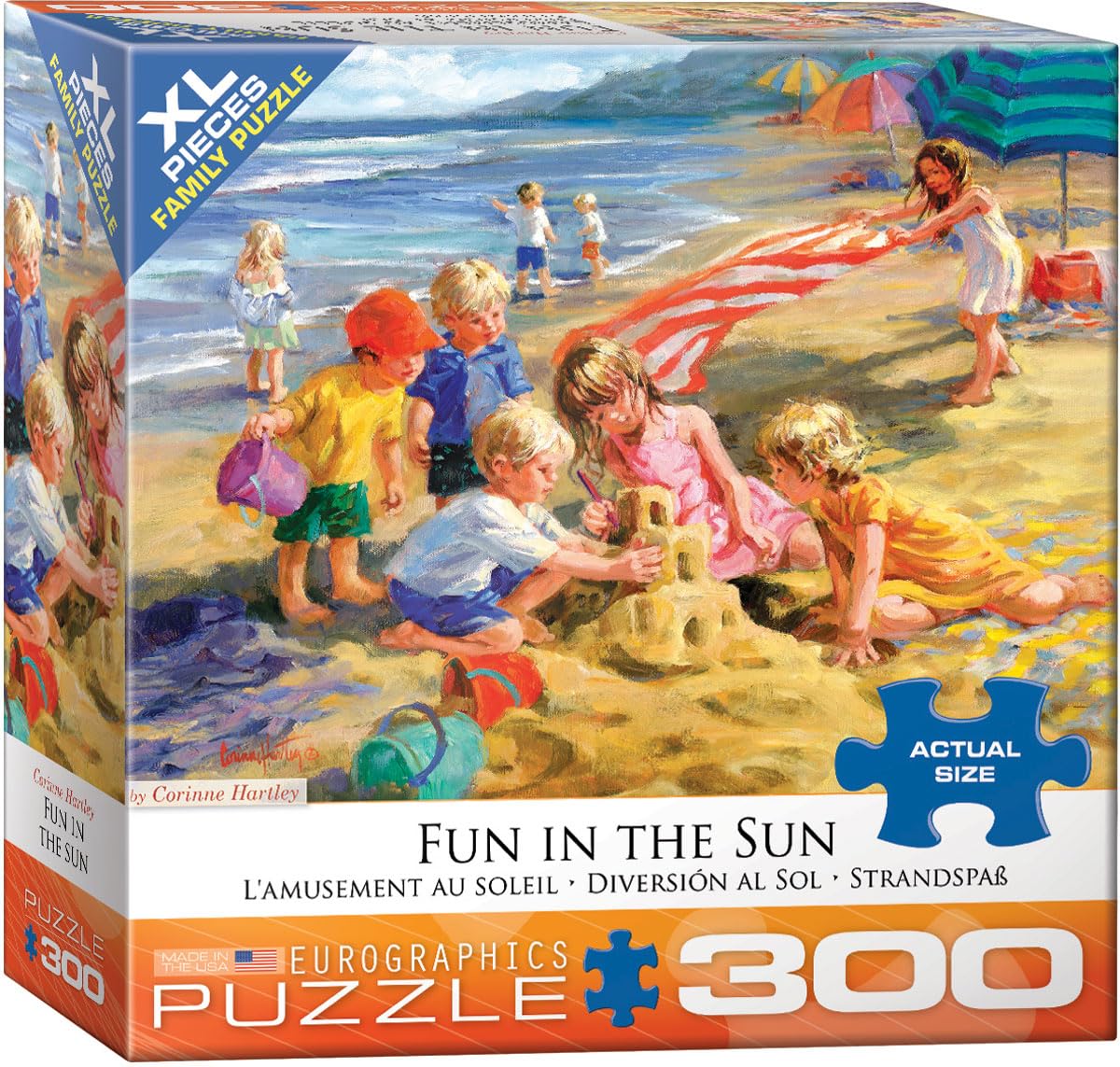 EuroGraphics Fun in the Sun by Corinne Hartley Puzzle, 300-Piece