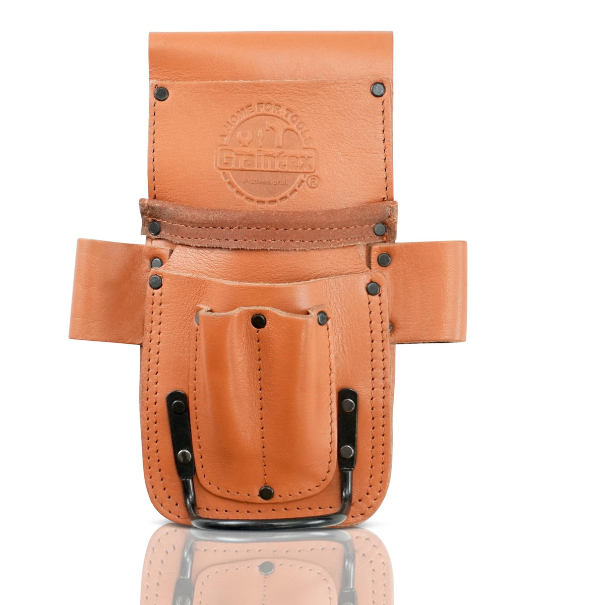 Graintex Utility Holster Pouch, One Size, Cognac Tan