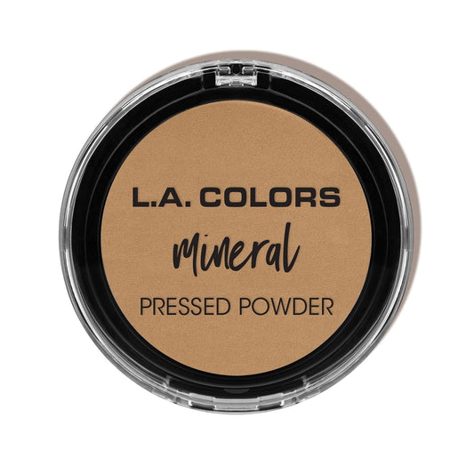 L.A. Girl COLORS Mineral Pressed Powder, Warm Caramel, 1 Ounce