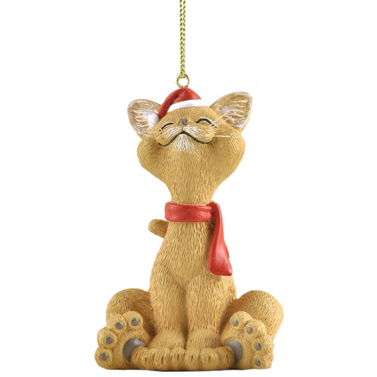 JFSM INC. Hanging Ornament, 3.25" x 2" x 1.75", Orange