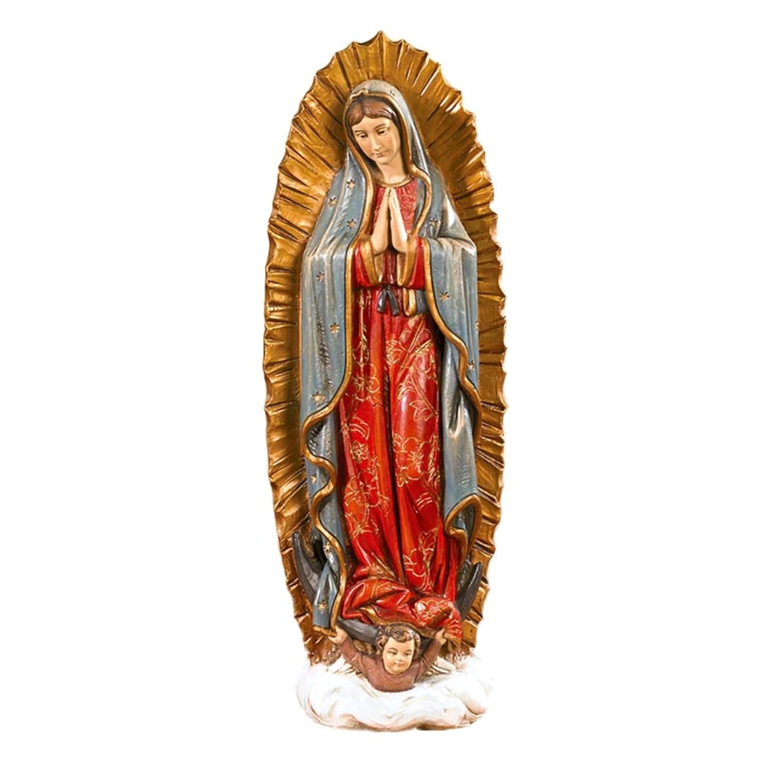 Christian Brands Toscana 9" Our Lady of Guadalupe (TC021) Statue