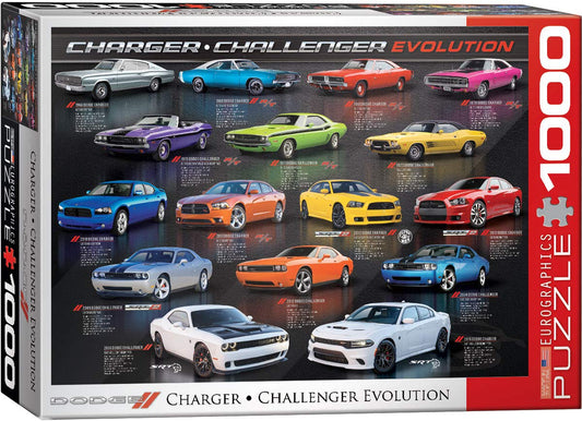 Eurographics Dodge Charger Challenger Evolution 1000-Piece Puzzle, 6000-0949