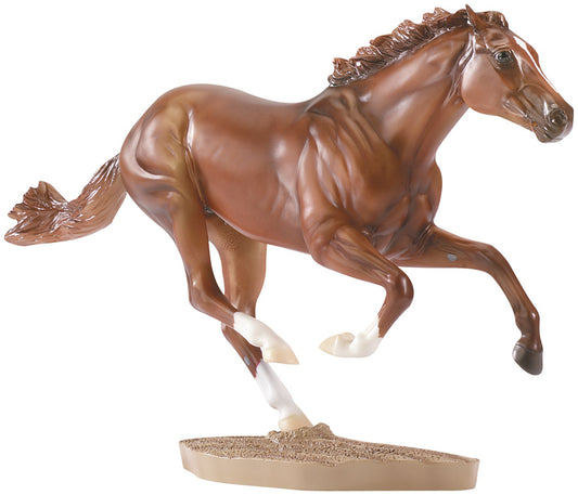 Breyer Horses Breyer Traditional Series Secretariat Horse with Base | Model Horse Toy | 13.5" x 9.5" | 1:9 Scale | Model #1345