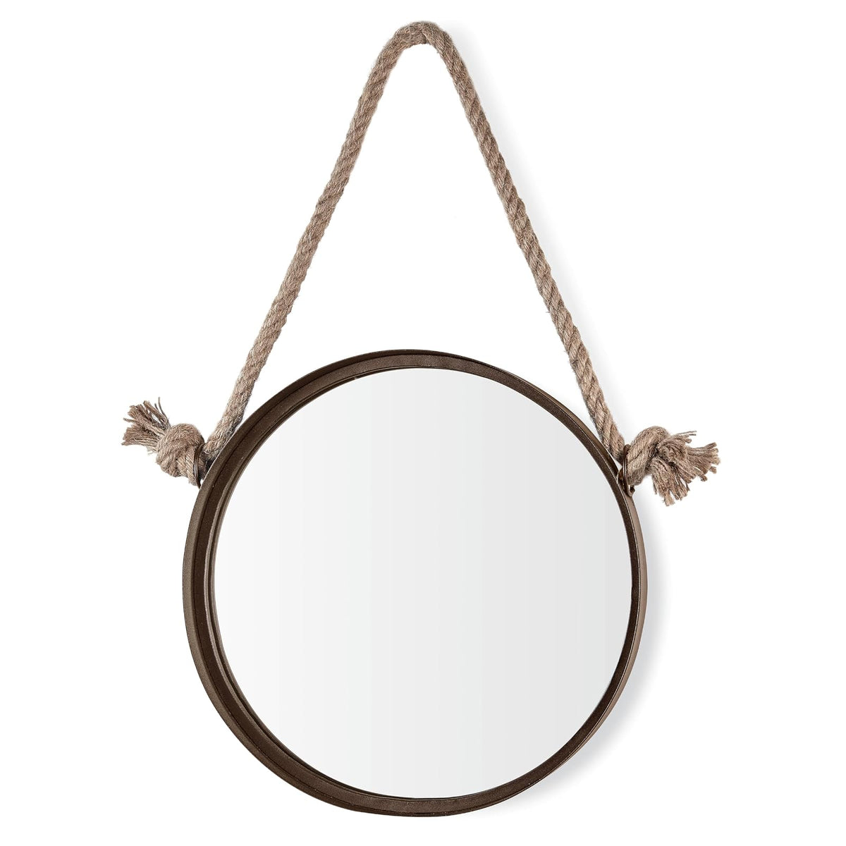 Danya B Home Mirror, 14.6"L x 14.6"W, Black