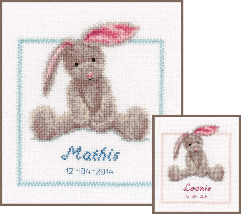 Vervaco Counted Cross Stitch kit Cute Bunny