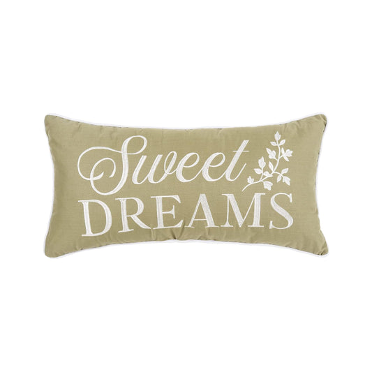 C&F Home Pillow, 24" x 12", Green