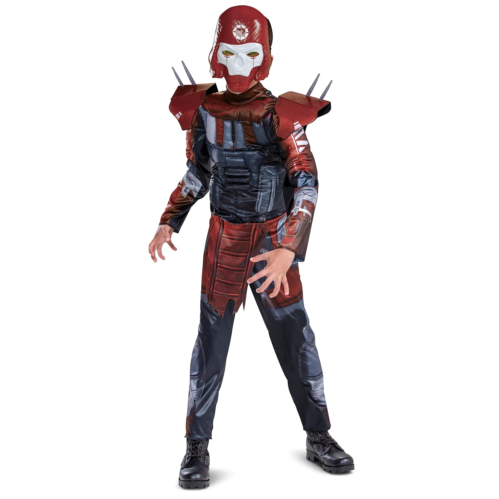 Disguise Revenant Costume for Kids, Official Apex Legends Costume Outfit and Headpiece, Classic Child Size Large (10-12)