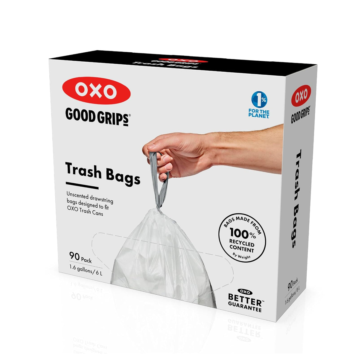 OXO Waste Bag, 90 Count (Pack of 1), White