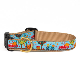 Up Country Animal Collar, Small Narrow - fits necks 9"-15", Blue