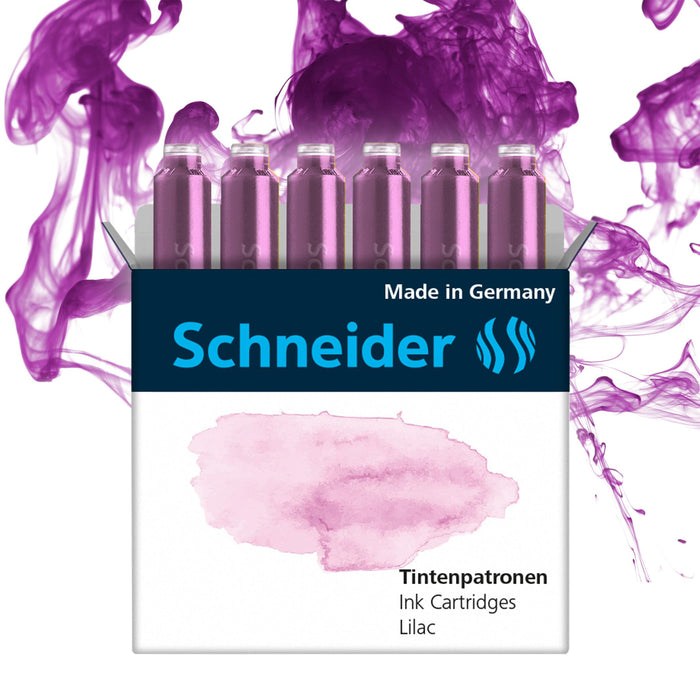 Schneider Pen Marker Ink Cartridge Refill, Purple, Fountain