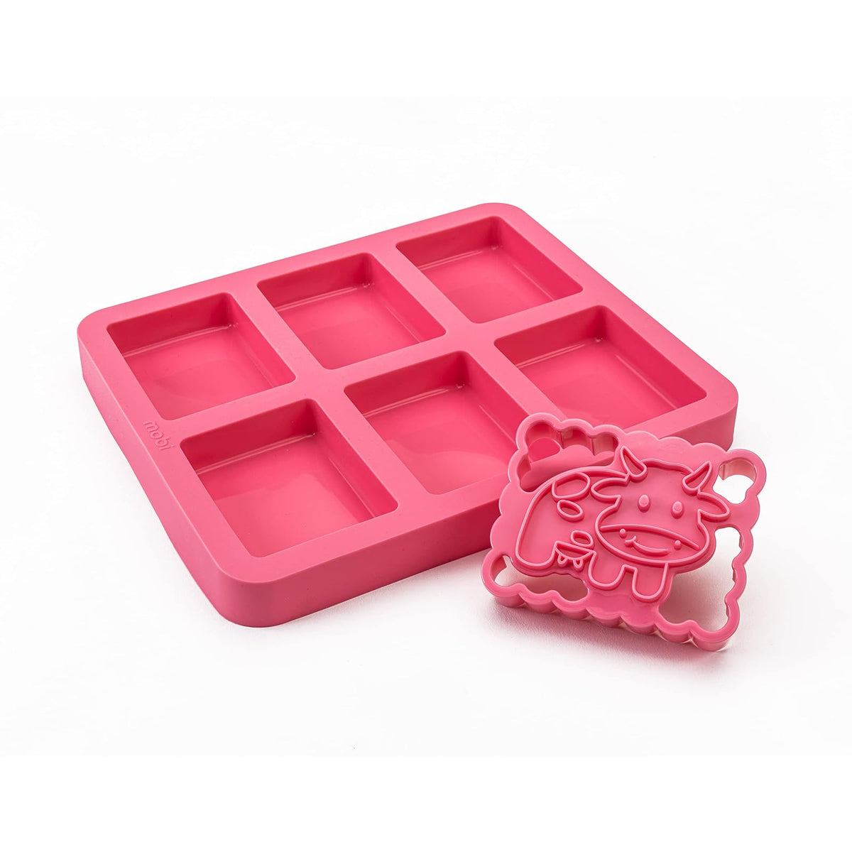MOBI Basket, 8.5" x 7" x 1", Cow