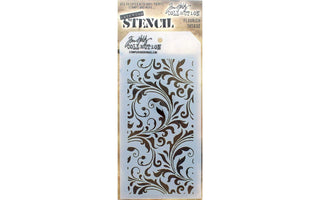 Stampers Anonymous Template Stencil, 4.125 x 8.5", White