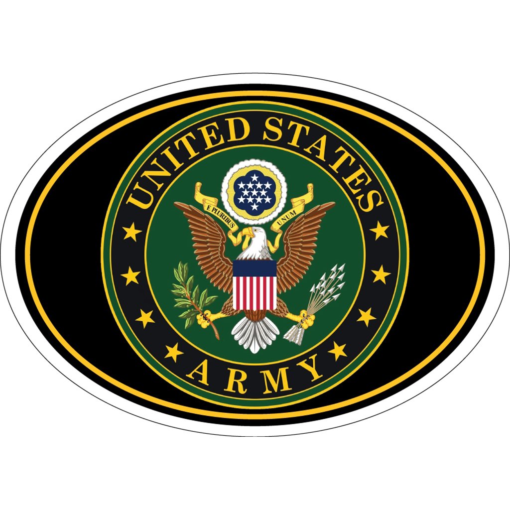 Eagle Crest US Army Seal Magnet For Car or Home Army Star Magnet For Car or Home 3-3/4 by 5-1/4 Inches