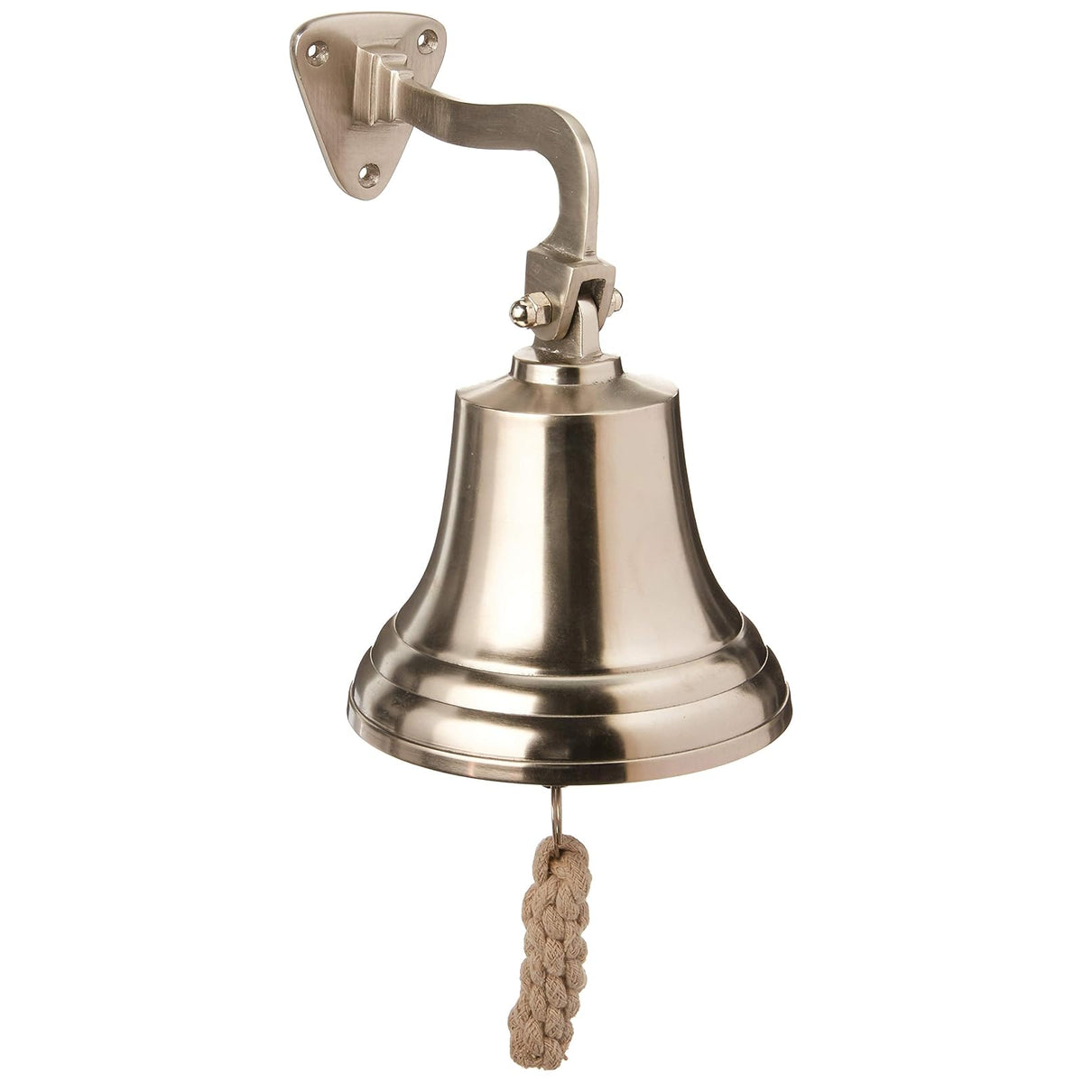 Hampton Nautical Hanging Ornament, 9 inch, Brushed Nickel