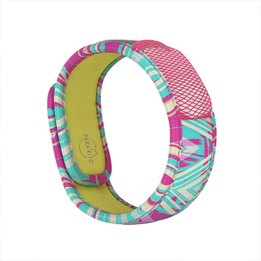 PARA'KITO Mosquito Insect & Bug Repellent Wristband - Waterproof, Outdoor Pest Repeller Bracelet w/ Natural Essential Oils (Key West)