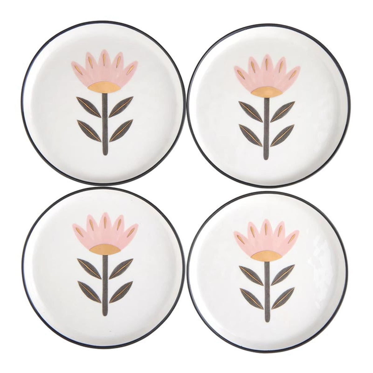 Santa Barbara Design Studio Dishware Plate, Small, Flower