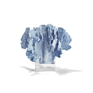 Two's Company Sculpture, Blue, Modern