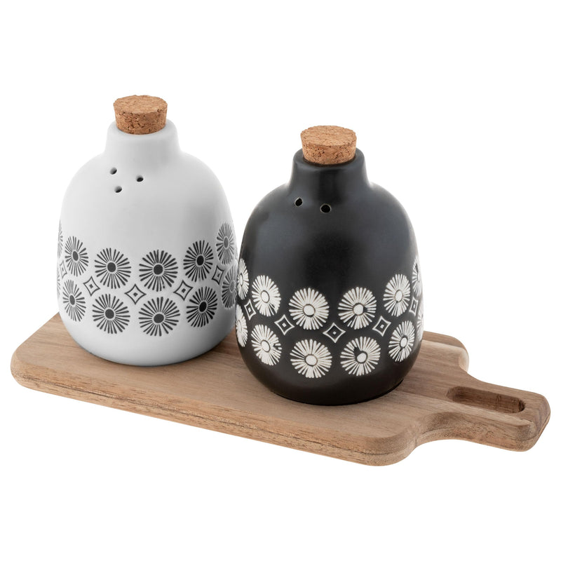 Karma Milo Salt and Pepper Salt & Pepper, Set of 3, White/Black