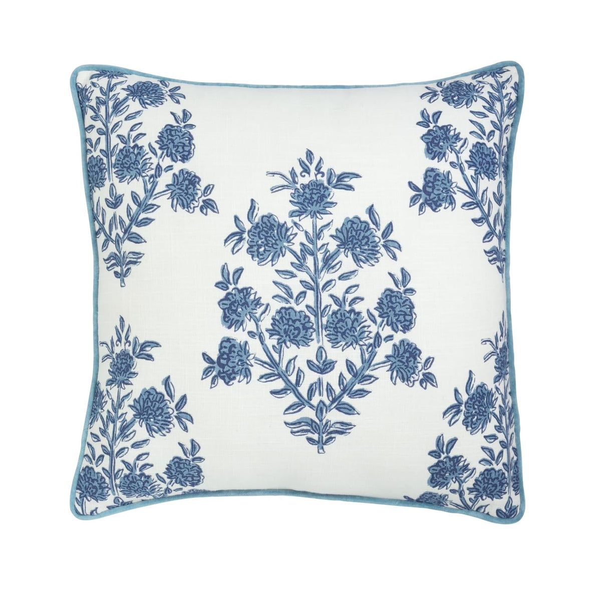 Mud Pie Pillow, 20" x 20", Blue