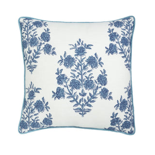 Mud Pie Pillow, 20" x 20", Blue