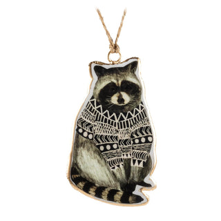 Abbott Collection Hanging Ornament, 4"H, Gray,white