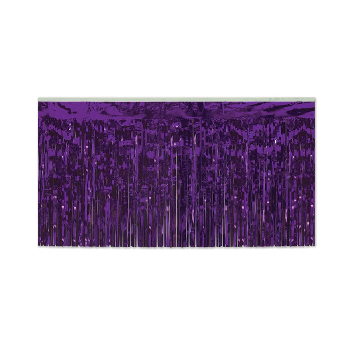 Beistle Tablecloth, 30" x 168" (Rectangular), Purple