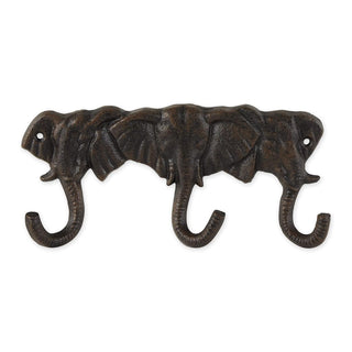 DII Storage Hook, Triple Elephant, Cast Iron