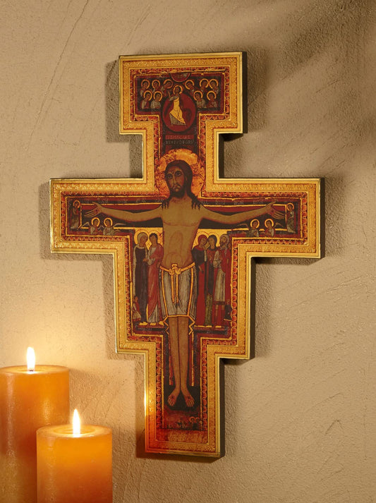 Christian Brands San Damiano Crucifix Marco Sevelli Florentine Plaque