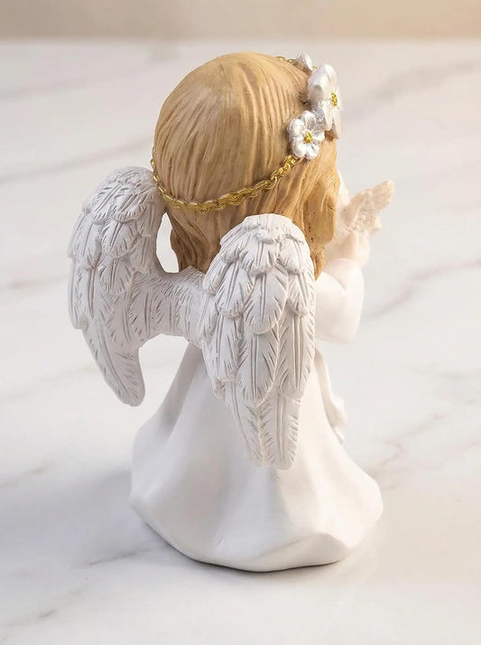 Comfy Hour 5 Inch First Communion Figurine, Praying Angel with Dove