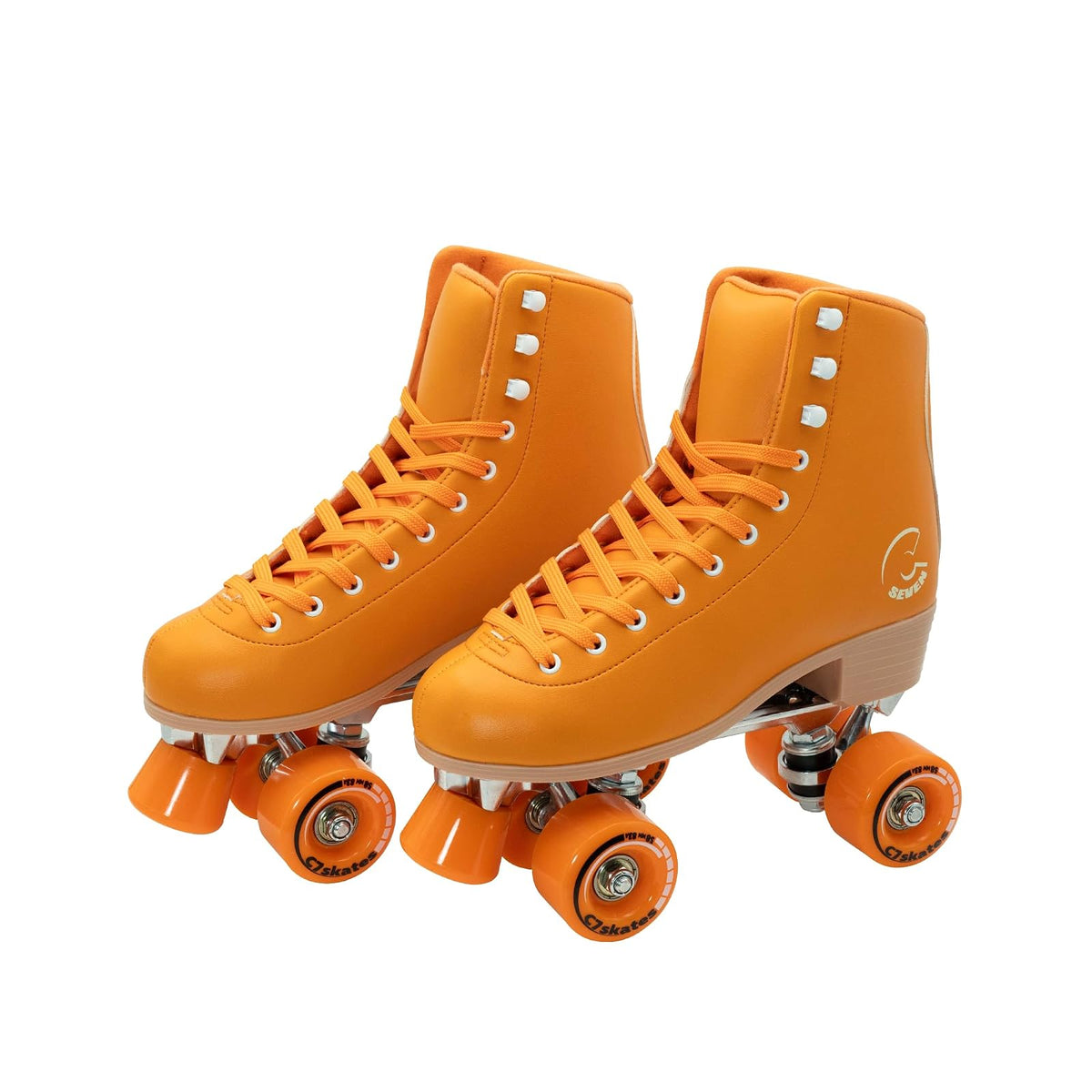 C SEVEN Roller Skate, Women's 11 / Men's 10, Carrot Orange