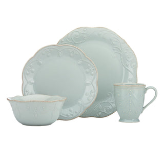 Lenox French Perle 4-Piece Place Setting, Ice Blue - 824431
