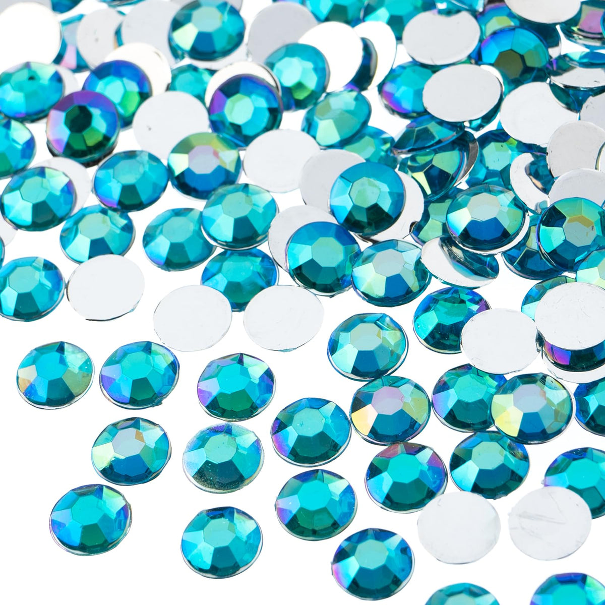 John Bead Craft Bead, 8mm (SS39), Aqua AB