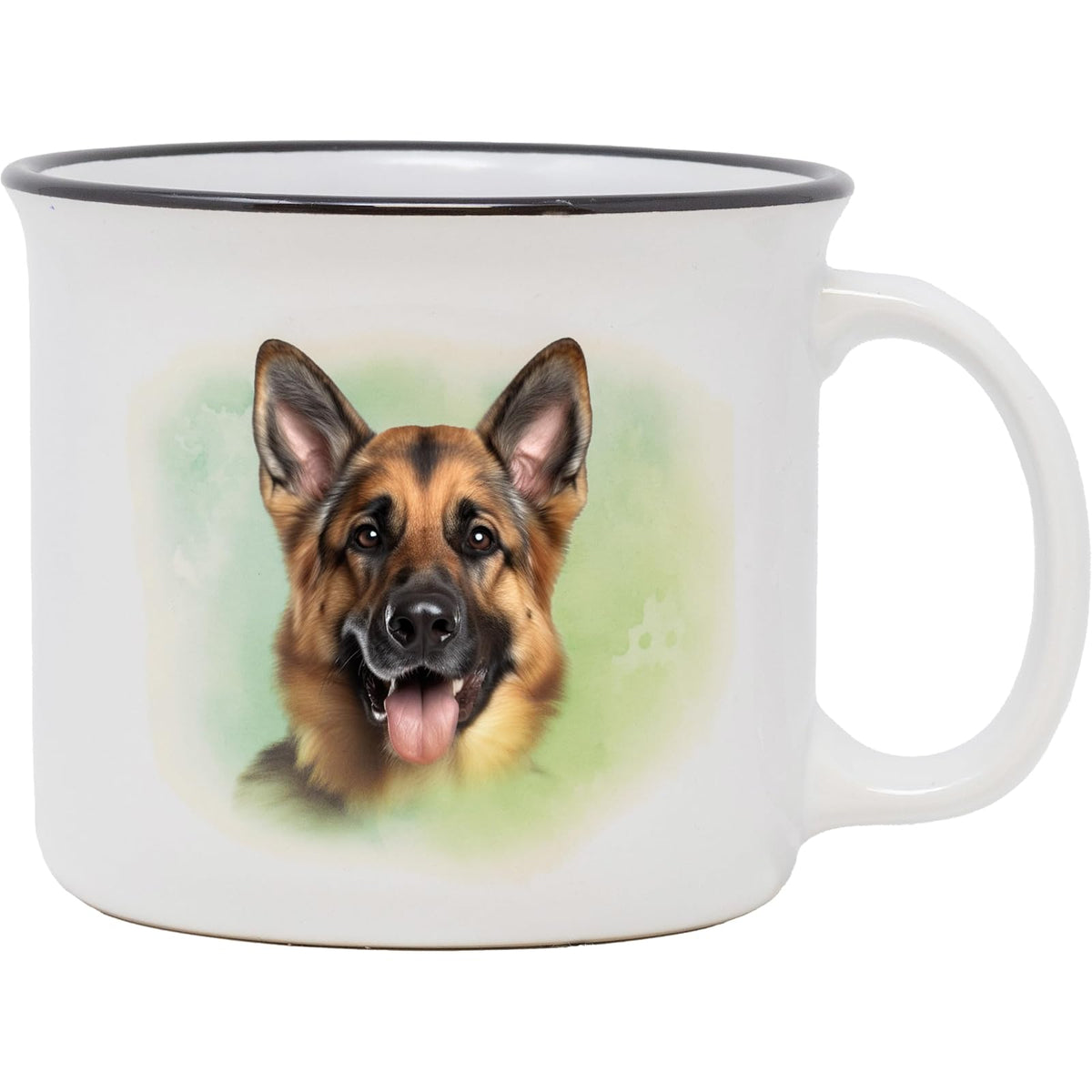 Spoontiques Drinking Cup, 14 Ounces, German Shepard
