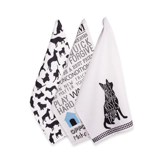 DII Towel, 18x28", Dog Print