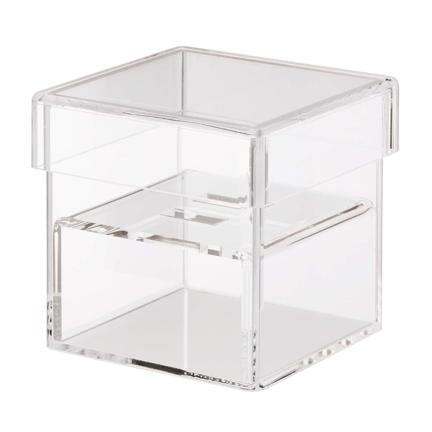 Blue Sky Clayworks Lillian Rose Clear Acrylic Box Ring Pillow Alternative, 1 Count (Pack of 1)