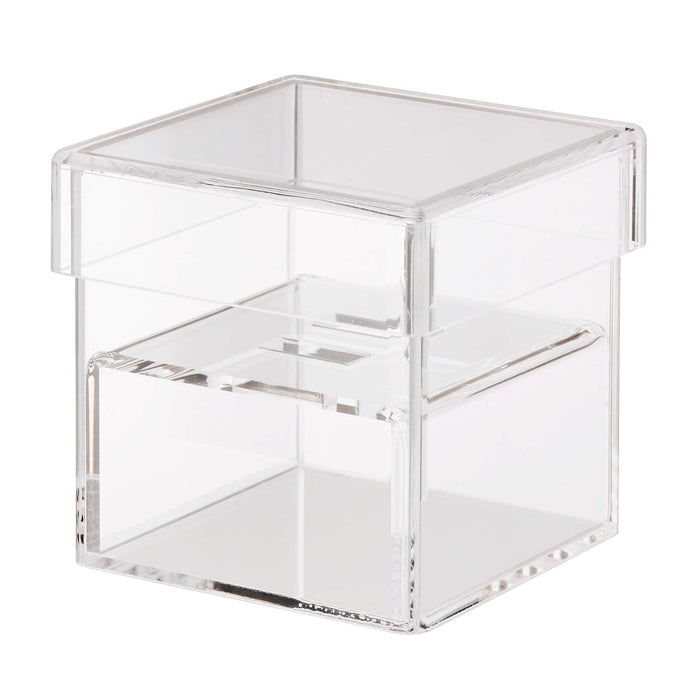 Blue Sky Clayworks Lillian Rose Clear Acrylic Box Ring Pillow Alternative, 1 Count (Pack of 1)