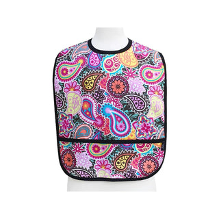 Two Lumps of Sugar Food Bib, Adult, Paisley Medallion