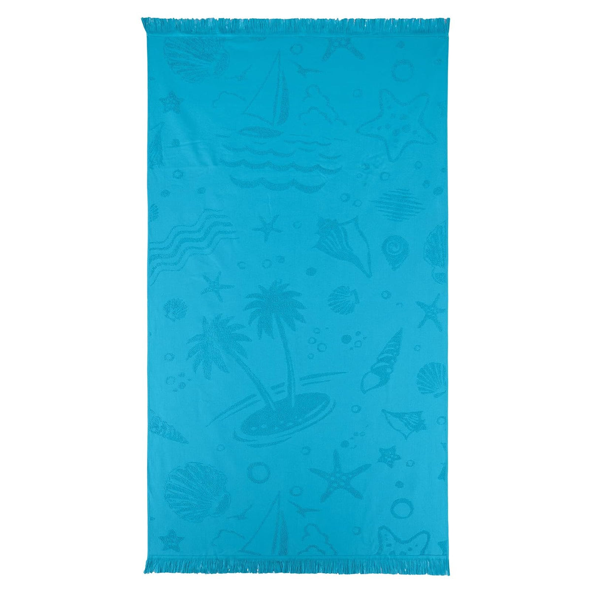 Towels Beyond Sand Free Beach Towel - 100% Turkish Cotton, Lightweight Soft Woven Linen Peshtemal with Plush Terry Reverse Side, Absorbent & Quick Dry | 35"x60" (Yelllow) — Aqua